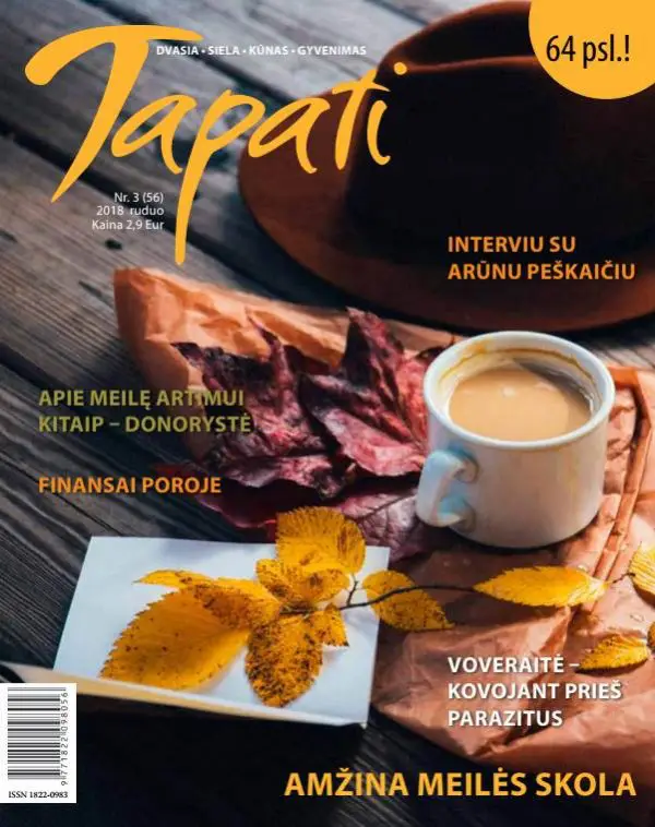 žurnalas Tapati 2018 ruduo